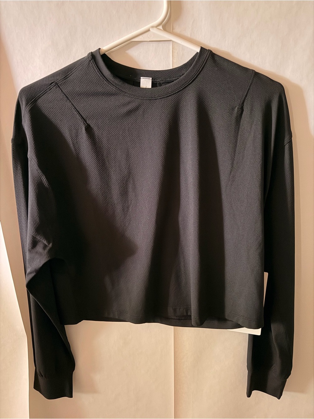 lululemon athletica Black Long-Sleeve Crew Sweatshirt
